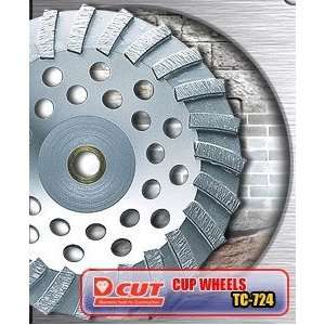  D CUT TC 418T Cup Wheels   Premium (Segmented Cup) Size 
