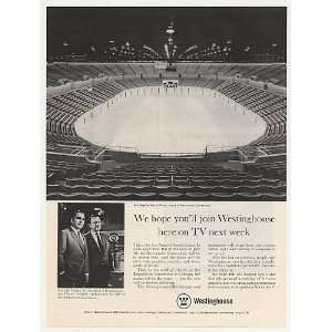  1960 Los Angeles Sports Arena Westinghouse CBS TV Print Ad 