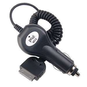  Car Charger for iPod (Black)  Players & Accessories