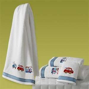  Bambini Embroidered Cars 3 piece Baby Towel Set Kitchen 