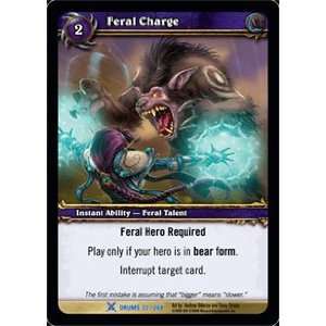  Feral Charge   Drums of War   Rare [Toy] Toys & Games