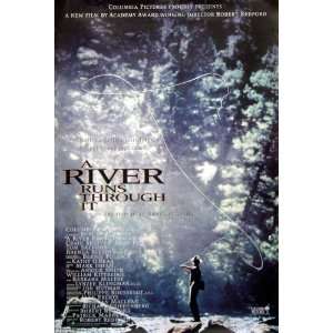   River Runs Through It 27x40 Movie Poster Brad Pitt 