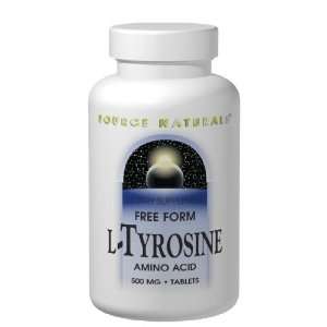   Tyrosine 50 Tabs 500 Mg (Free Form Amino Acid)