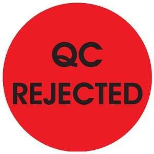  2 Circle Labels   QC Rejected