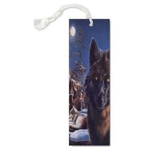  Black Wolf Bookmark