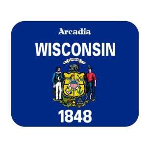    US State Flag   Arcadia, Wisconsin (WI) Mouse Pad 