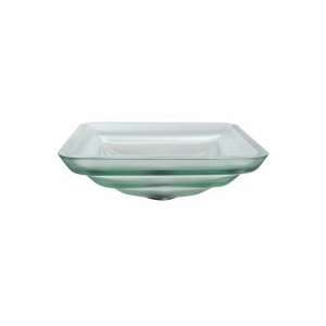   930FR 19mm Oceania Square Frosted Glass Vessel Sink