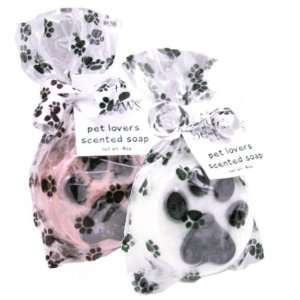  Paw Print Chocolate and Vanilla Handcrafted Glycerin Soap 