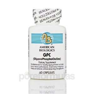  American Biologics GPC (GlyceroPhosphoCholine) 300mg 60 