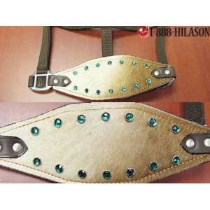  Show Horse Halter Leather With Black Nylon Sports 