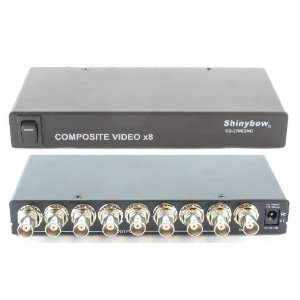   Way Composite BNC Video Distribution Amplifier Splitter Electronics