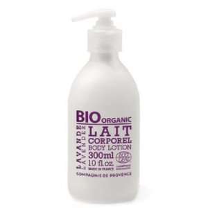 La Compagnie de Provence   Bio Organic Body Lotion 10oz Glass Bottle 