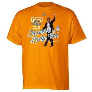  Pat Summitt Tennessee Lady Vols Adidas Orange Tribute 