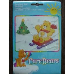  Care Bears Funshine Bear Sledding Counted Cross Stitch 