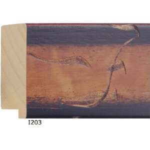   Distress Blk/Brown Wood Picture Frame Moulding