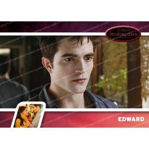  Twilight Breaking Dawn Series 1 Trading Card #7 Edward 
