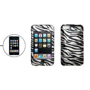  Gino Zebra Pattern Plastic Hard Case Cover for iPod Touch 