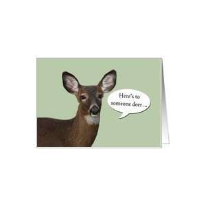 white tailed deer granddaughter on your birthday Card 