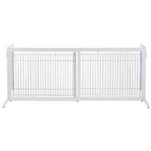  New   Freestanding Pet Gate HL White 39.4 by Richell 