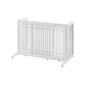  New   Freestanding Pet Gate Small White 26.4 by Richell 