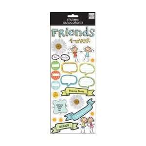 Sayings Stickers 5.5X12 Sheet   Best Friends Forever Best Friends 