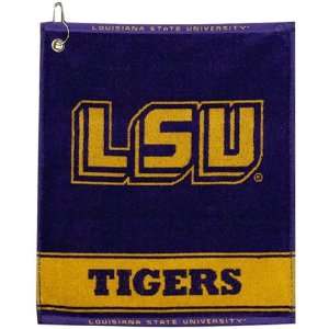  LSU Tigers Woven Jacquard Golf Towel