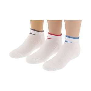  Nike Kids Girls Dri Fit No Show Socks (3 pair, Size 3Y 5Y 