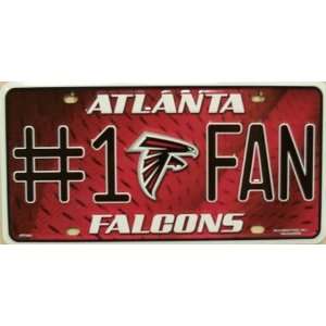  America sports Atlanta Falcons #1 Fan License Plates 