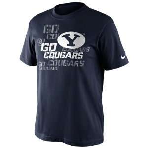  BYU Cougars Navy Nike Dri FIT 2012 Official Football 