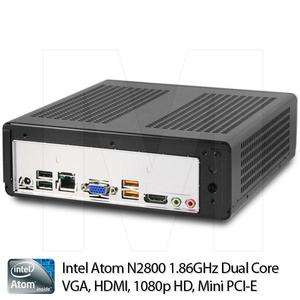   N2800 Marshalltown Low ProfileThin Mini ITX PC w/ 2GB, M350  