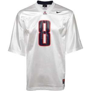  Nike Arizona Wildcats #8 Replica Football Jersey   White 