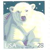 United States MNH Stamp   Polar Bear 28 cents  