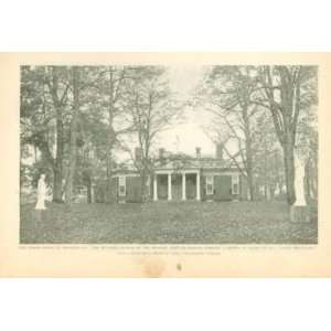  1899 Monticello Home of Thomas Jefferson Virginia 