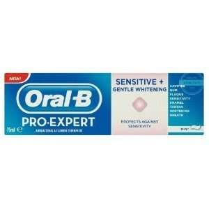  Oral B Pro Expert Sensitive + Gentle Whitening Toothpaste 
