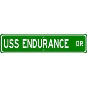  USS ENDURANCE MSO 435 Street Sign   Navy Ship Sports 