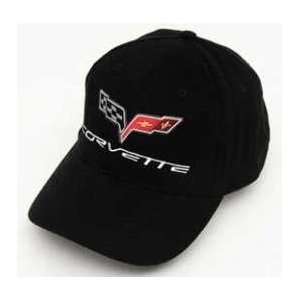 C6 Corvette Black Brushed Twill Hat