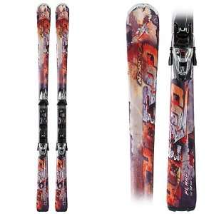  Nordica Hot Rod Flare CA XCT Skis with Nordica N Sport X 