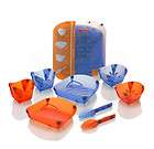   DUET PACK   Camping Travel Bowls Plates Cutlery   BLUE/ORANGE