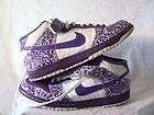   Youth Nike Dunk Mid Nikebook Notebook Sneakers  Size 7Y  purple