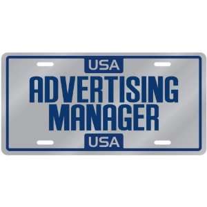  New  Usa Advertising Manager  License Plate Occupations 