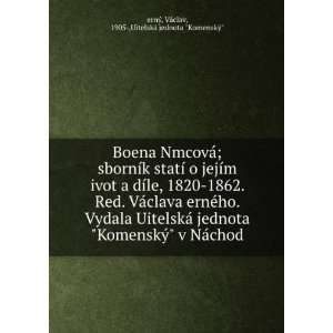 Boena NmcovÃ¡; sbornÃ­k statÃ­ o jejÃ­m ivot a dÃ­le, 1820 