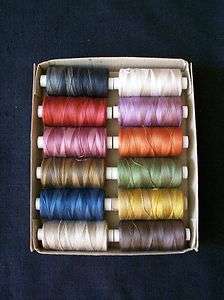   thread Variegated 35wt Cotton Thread Vintage Hues Sampler  