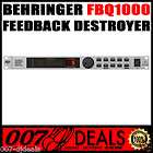   DBQ1000 PRO AUDIO DJ AUTOMATIC FEEDBACK DESTROYER W 24 FBQ FILTERS