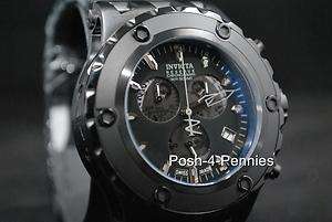   MENS RESERVE COMBAT SUBAQUA SPECIALTY BLACK STAINLESS STEEL WATCH 6189