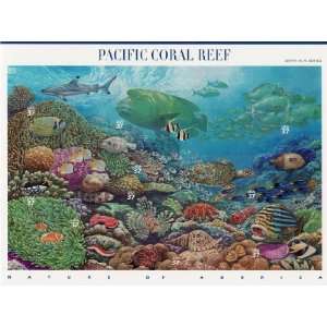  Pacific Coral Reef Nature of America Collectible Stamp 