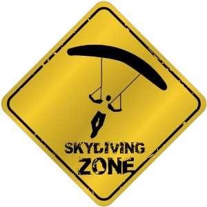  New  Skydiving Zone  Crossing Sign Sports