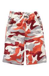 New Markdown Mini Boden Print Board Shorts (Toddler) Was $36.00 Now 