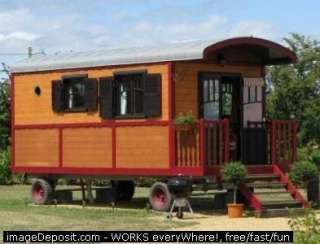 Prefab Guest House Trailer Cottage completely mobile  