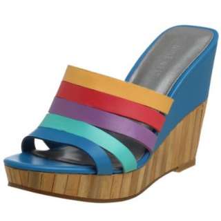 Nine West Womens Mudpie Platform Wedge Slide   designer shoes 