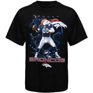  NFL Denver Broncos Black The Quarterback T shirt Sports 